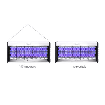 เครื่องดักยุงไฟฟ้า WELLUX รุ่น ESBZ53 พร้อมไฟล่อยุงแสงสีม่วง ไม่มีแบตในตัว_3